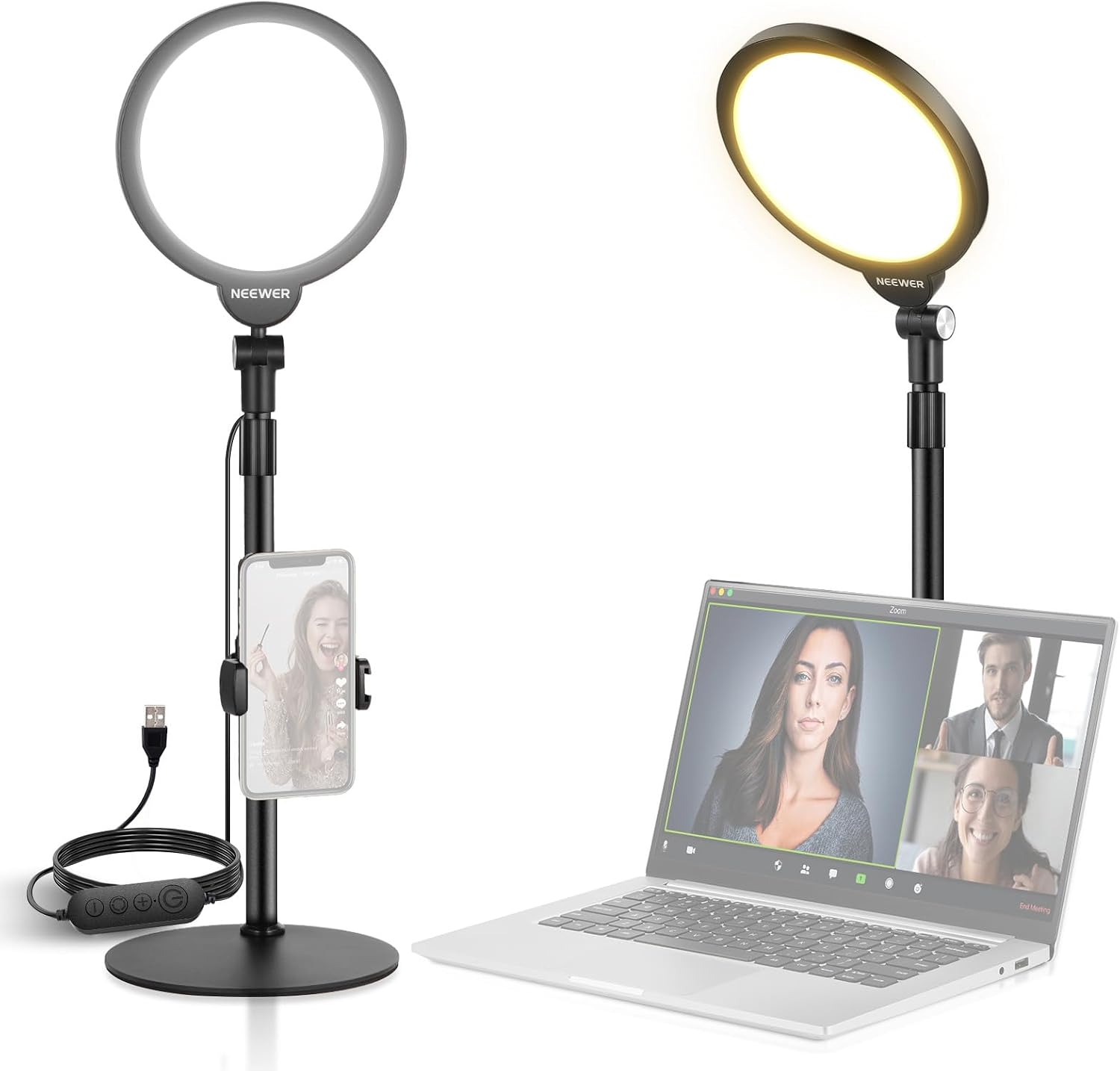 NEEWER Basics 7" — compact, dimmable
